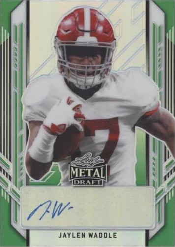 2021 Leaf Metal Draft Jaylen Waddle #PA-JW1