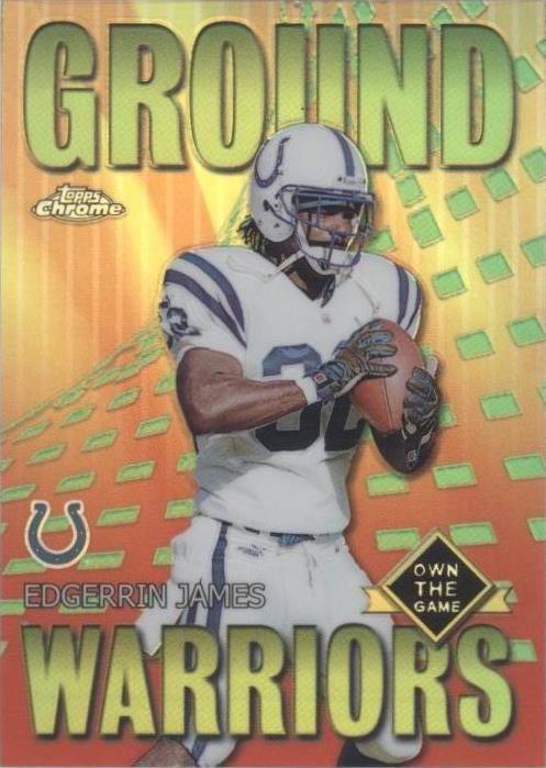 2001 Topps Chrome Edgerrin James #GW1