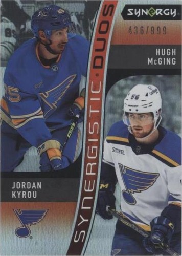 2023-24 Upper Deck Synergy - Hugh Mcging Jordan Kyrou #SD-17