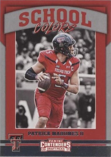 2017 Panini Contenders Draft Picks Patrick Mahomes II #15