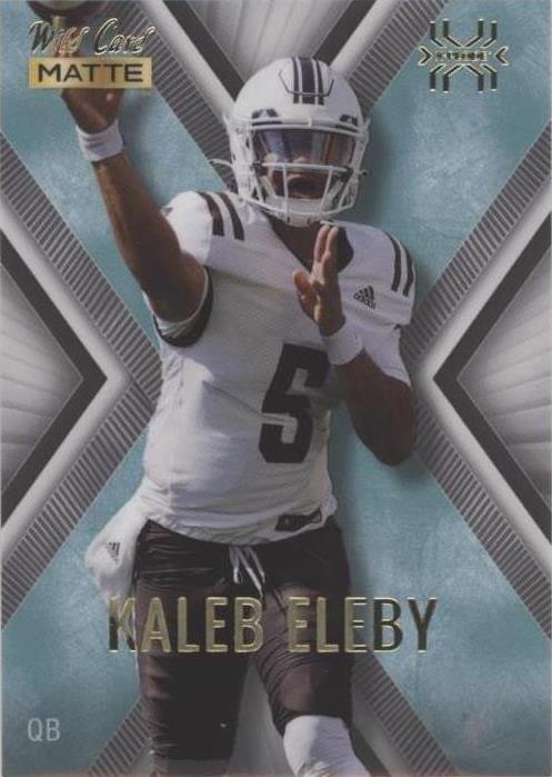 2022 Wild Card MATTE Kaleb Eleby #MXP-29