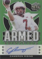 2022 Leaf Metal Draft Cameron Rising #AD-CR1
