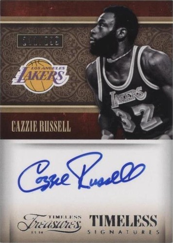 2013-14 Panini Timeless Treasures - Cazzie Russell #42