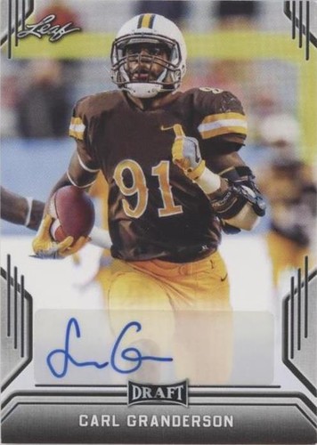 2019 Leaf Draft Carl Granderson #BA-CG1