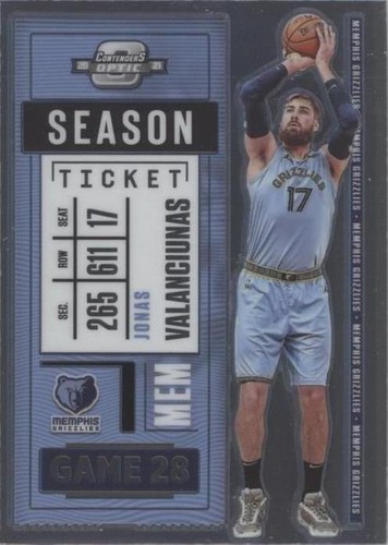 2020-21 Panini Contenders Optic - Jonas Valanciunas #98