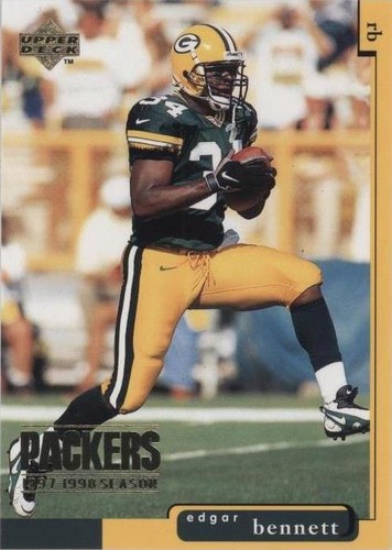 1998 Upper Deck Green Bay Packers Edgar Bennett #GB14