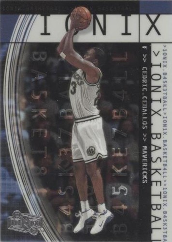 1999-00 Upper Deck Ionix - Cedric Ceballos #12