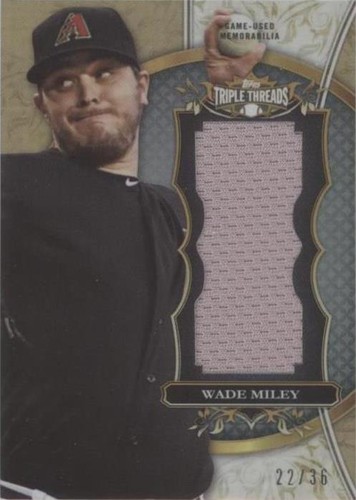 2013 Topps Triple Threads - Wade Miley #TTUJR-WM3