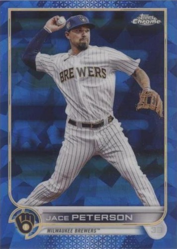 2022 Topps Chrome Update Series Sapphire Edition - Jace Peterson #US12