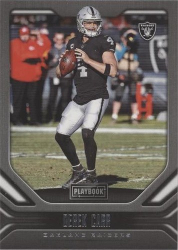 2019 Panini Playbook Derek Carr #48