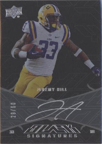 2014 Upper Deck Exquisite Collection Jeremy Hill #UDB-JH