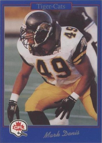 1991 Jogo CFL Mark Dennis #104