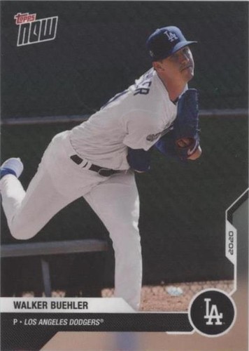 Walker Buehler 2021 Topps Now Opening Day Auto /99 Dodgers