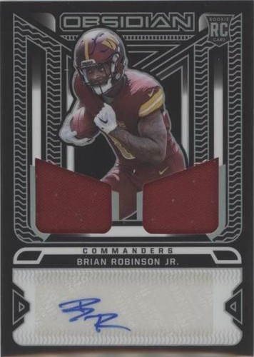 2022 Panini Obsidian Brian Robinson Jr. #RJI-BRO