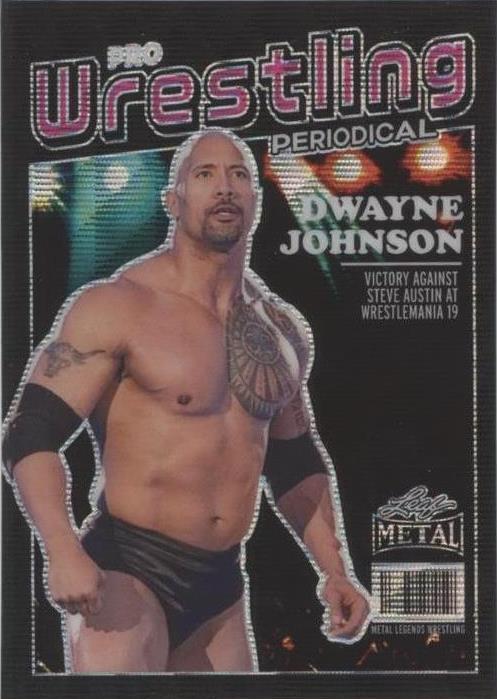 2024 Leaf Metal Legends - Dwayne Johnson #WP-2
