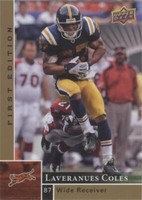 2009 Upper Deck First Edition Laveranues Coles #33