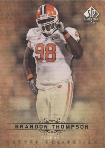 2012 SP Authentic Brandon Thompson #CC-12