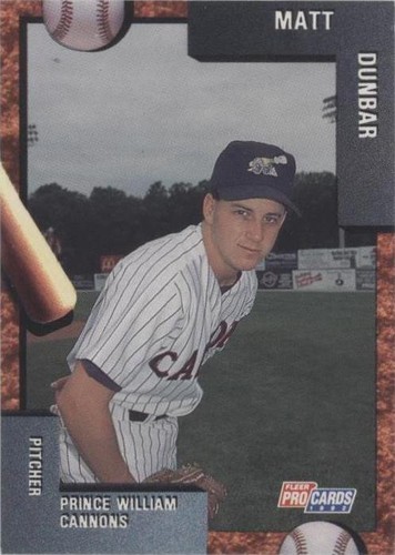 1992 Fleer ProCards Minor League - Matt Dunbar #139