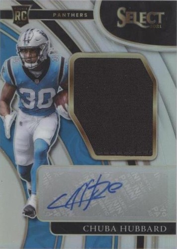 2021 Panini Select Chuba Hubbard #JRS-CHU