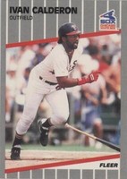 1989 Fleer - Ivan Calderon #493