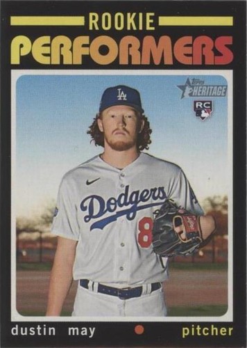 2020 Topps Heritage High Number - Dustin May #RP-9