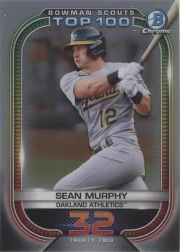 2021 Bowman Chrome Scouts Top 100 Refractors #BTP32 Sean