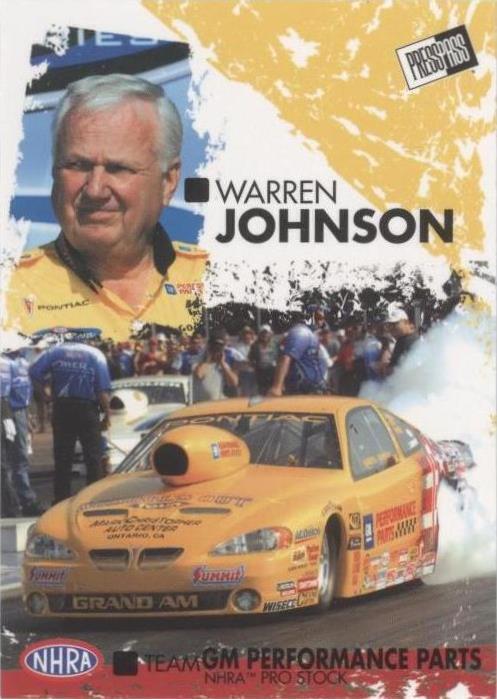 2005 Press Pass NHRA - Warren Johnson #36