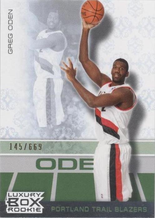 2007-08 Topps роскошь коробка - Грег Оден #100