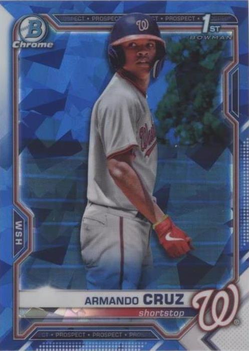 2021 Bowman Chrome Sapphire Edition - Armando Cruz #BCP-247