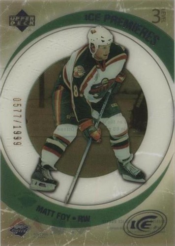 2005-06 Upper Deck Ice - Matt Foy #131