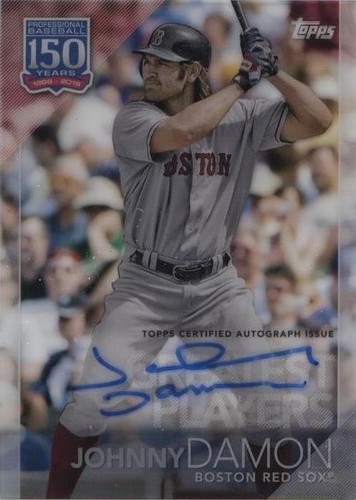 2019 Topps Clearly Authentic Autographs - Johnny Damon #YBP-JO