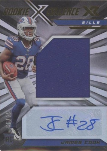 2022 Panini XR James Cook #RXE-JC