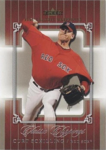 2005 Fleer Classic Clippings - Curt Schilling #23
