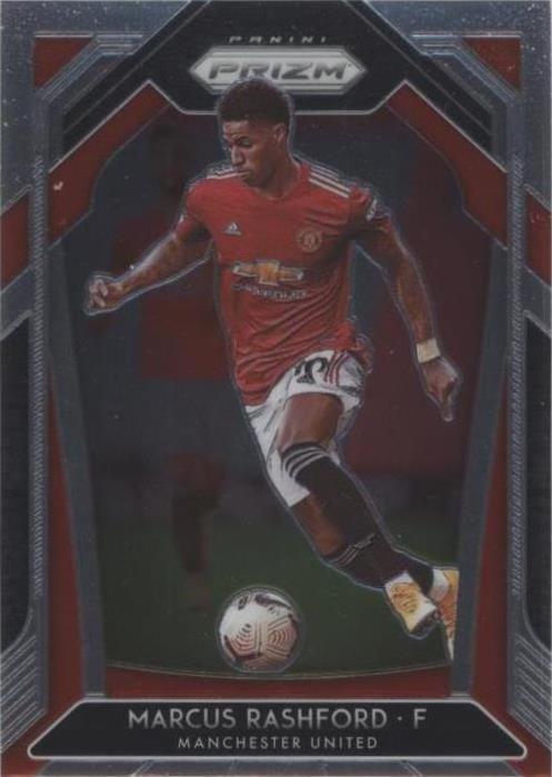 2020-21 Panini Prizm Premier League Marcus Rashford #14 for
