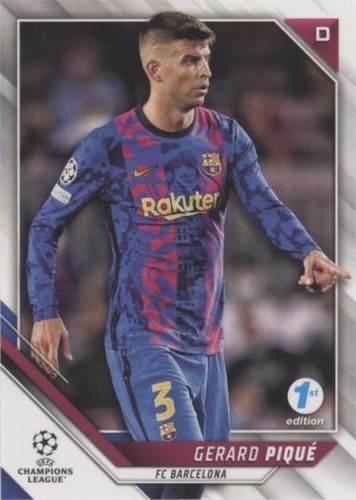 2021-22 Topps UCL Collection 1st Edition Gerard Piqué #174
