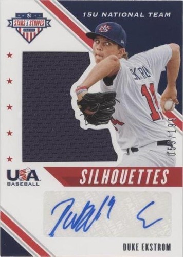 2020 Panini USA Baseball Stars & Stripes - Duke Ekstrom #USJ-DE