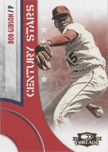2008 Donruss Threads - Bob Gibson #CS-11