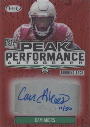 2020 Sage Hit Cam Akers #PKA-CA