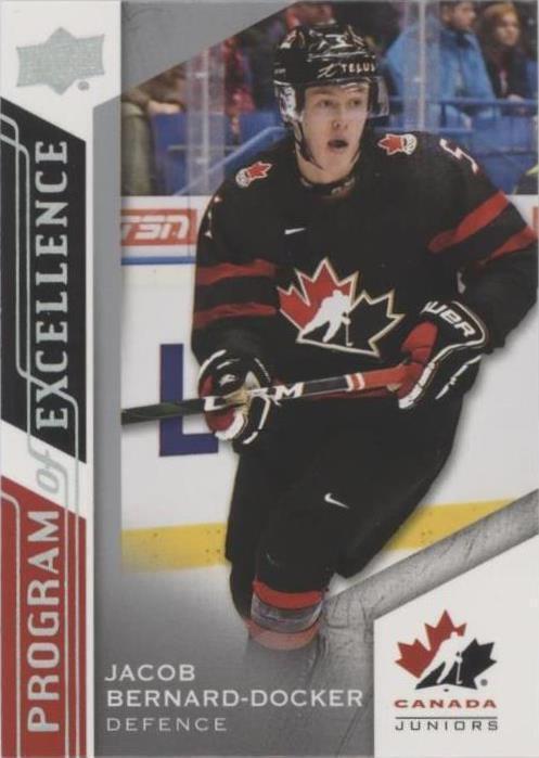 2020-21 Upper Deck Team Canada Juniors - Jacob Bernard-Docker #110