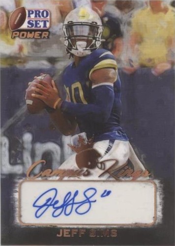 2021 Leaf Pro Set Power Jeff Sims #CK-JS1