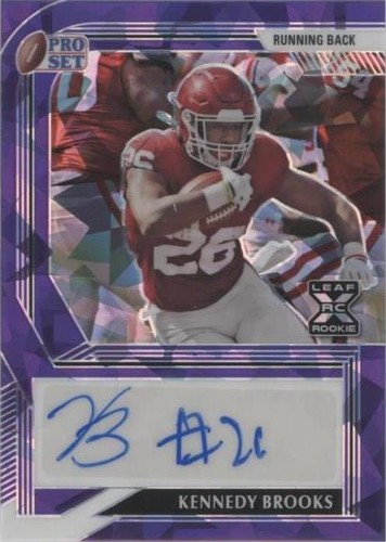 2022 Leaf Pro Set Metal Kennedy Brooks #PA-KB1