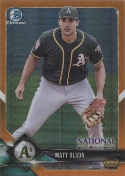 2018 Bowman Chrome National Convention - Matt Olson #BNR-MO