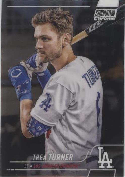 2022 Topps Stadium Club Chrome - Trea Turner #177