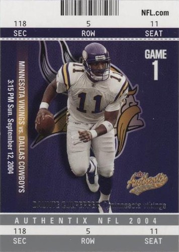 2004 Fleer Authentix Daunte Culpepper #34