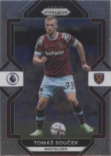 2022-23 Panini Prizm Premier League Tomas Soucek #48