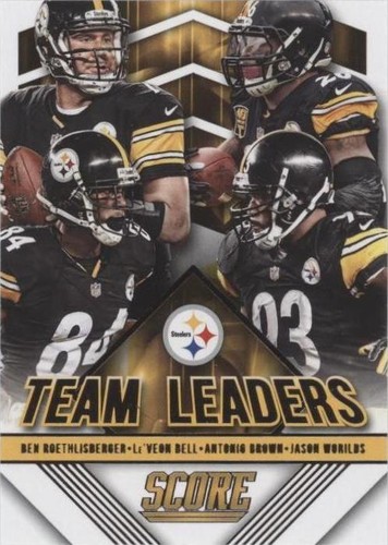 2015 Score Antonio Brown Ben Roethlisberger Jason Worilds #9