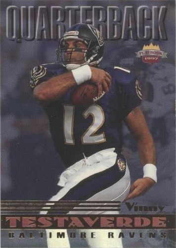 1997 Score Board Playbook Vinny Testaverde #18