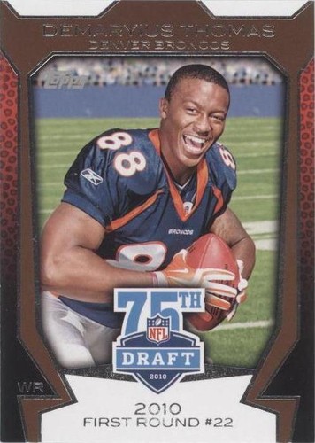 2010 Topps Demaryius Thomas #75DA-14