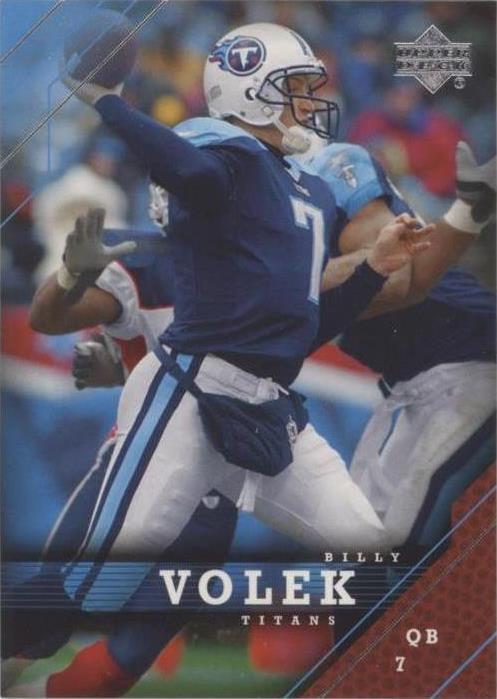 2005 Upper Deck Billy Volek #182