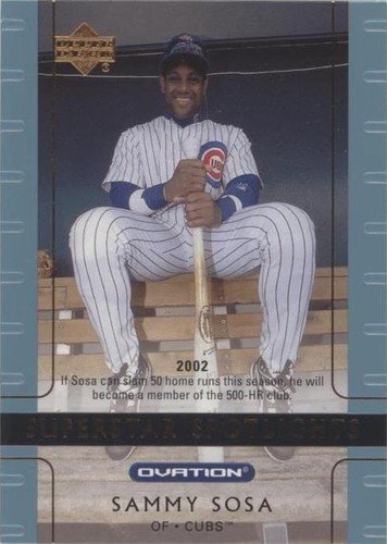 2002 Upper Deck Ovation - Sammy Sosa #109